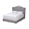 Baxton Studio Aden Modern Grey Upholstered King Size Bed 149-8972 - alternate 6